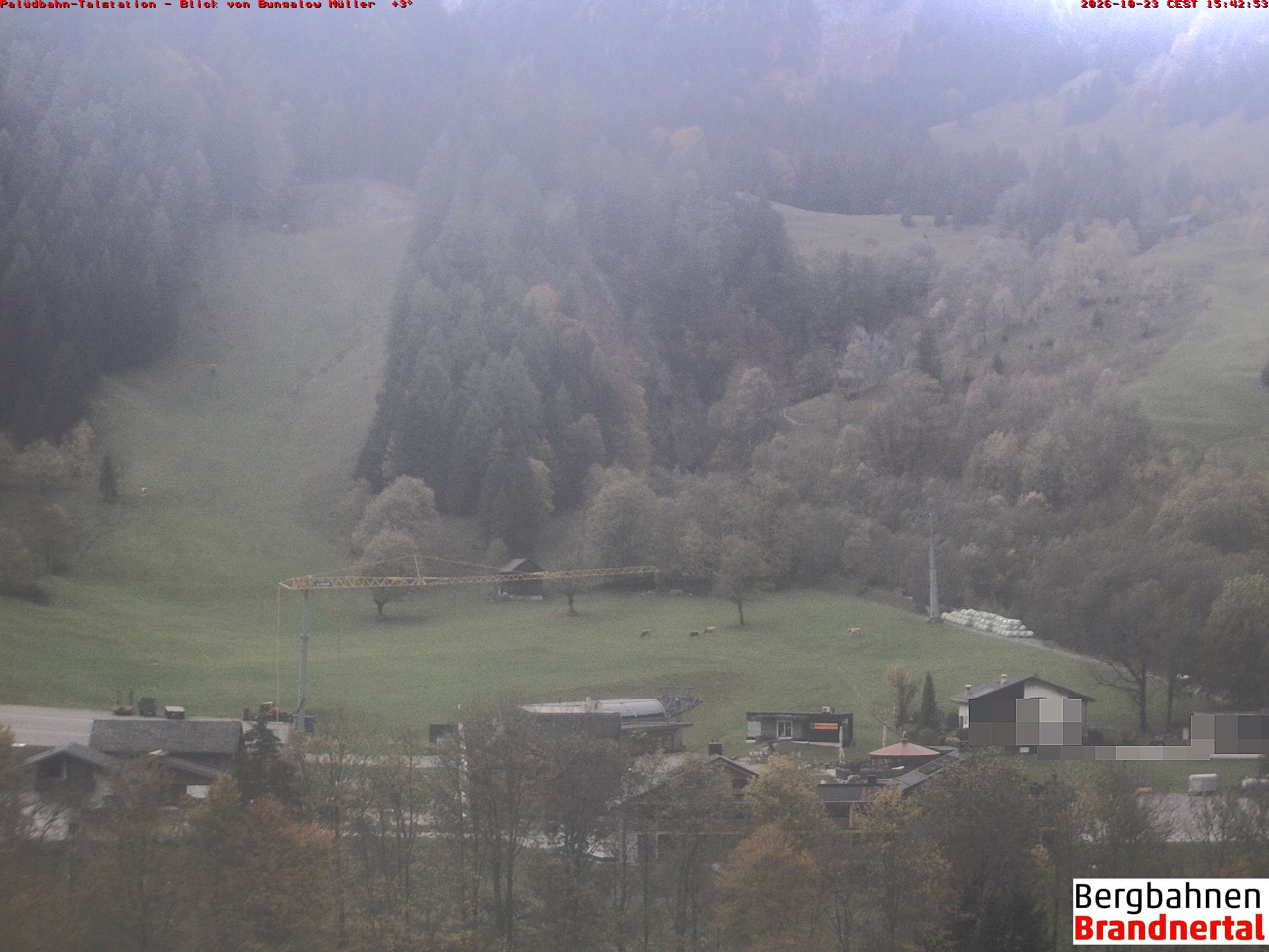 Blick auf Palüdbahn von Bungalow Müller