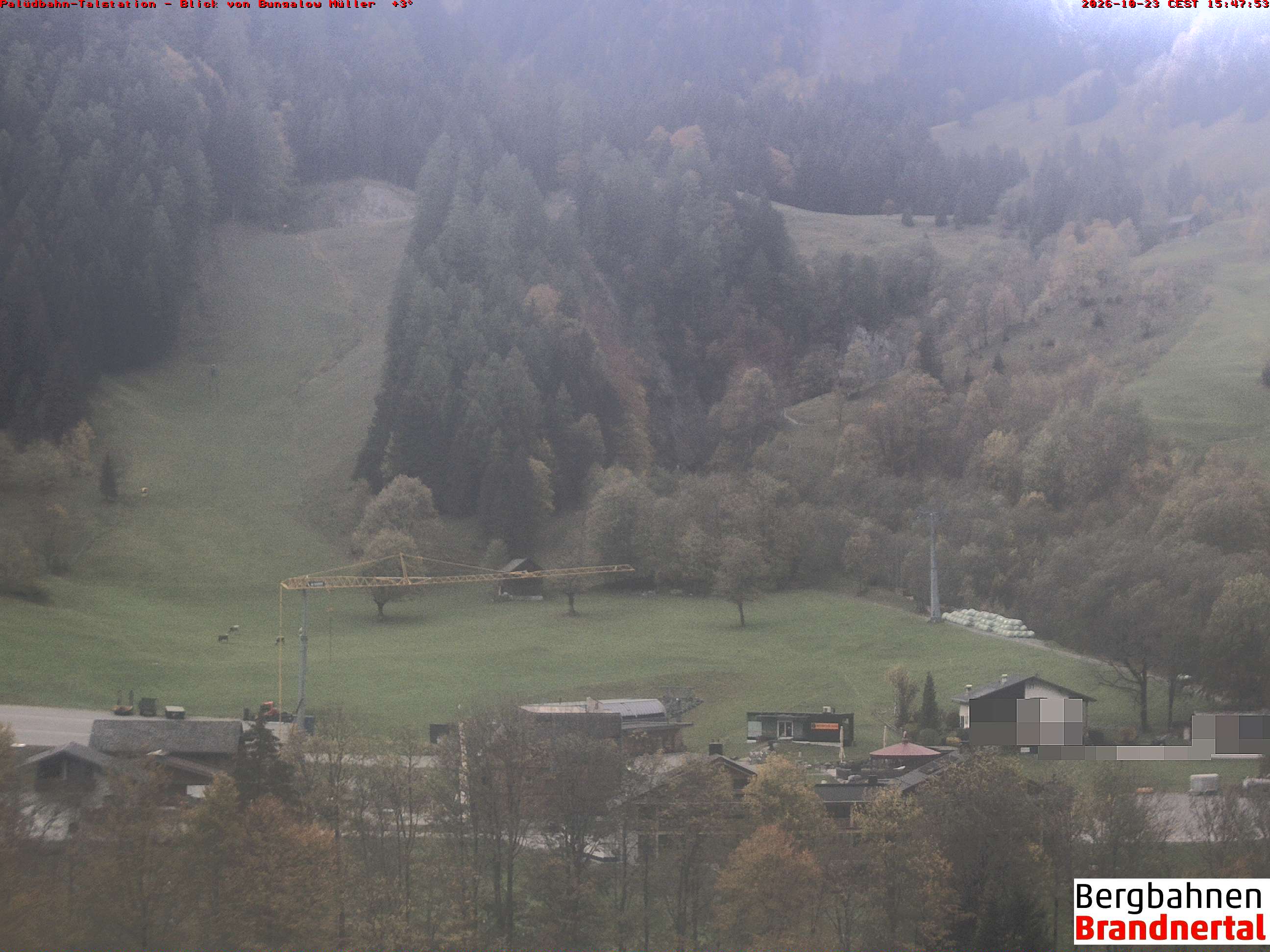 Blick auf Palüdbahn von Bungalow Müller